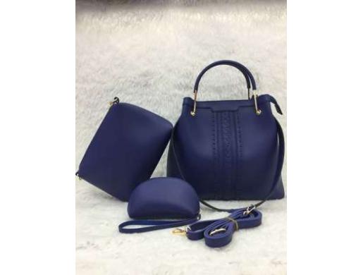 3 Piece Leather Handbags Set , Nairobi -  Kenya