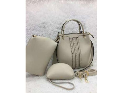 3 Piece Leather Handbags Set , Nairobi -  Kenya