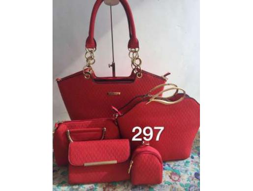 5 Piece PU Leather Handbags Set , Nairobi -  Kenya