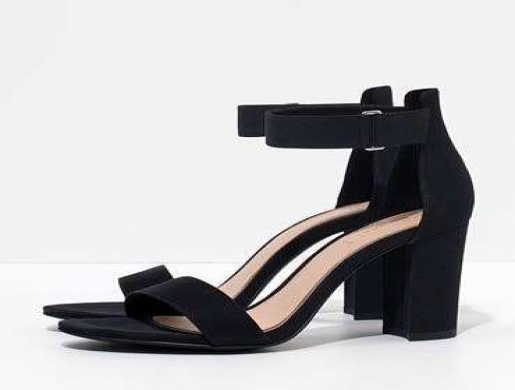 Ankle Strap Open Toe Chunky Heels , Nairobi -  Kenya