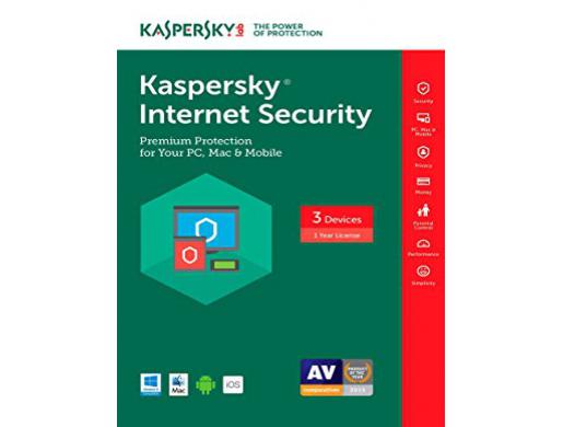 Antivirus Kaspersky Internet Security 3pc +01 cratuit, Yaoundé -  Cameroun