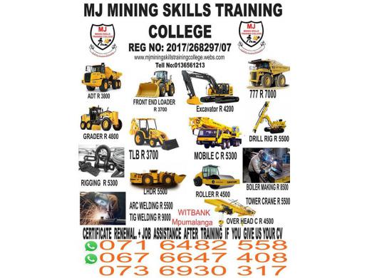 Excavator Training in Carolina Belfast Nelspruit Witbank Ermelo Kriel Secunda 0716482558/0736930317, Witbank -  South Africa