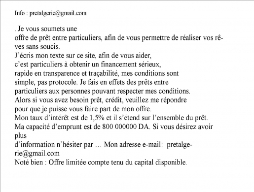 gouv.fr.fr@gmail.com,offre de prêt entre particulier sérieux fiable  A 2,5% en suisse,suisse.ch,gouv.fr.fr@gmail.com-  en 3j/72H rapide en 72 Heures, Namibe -  Algeria