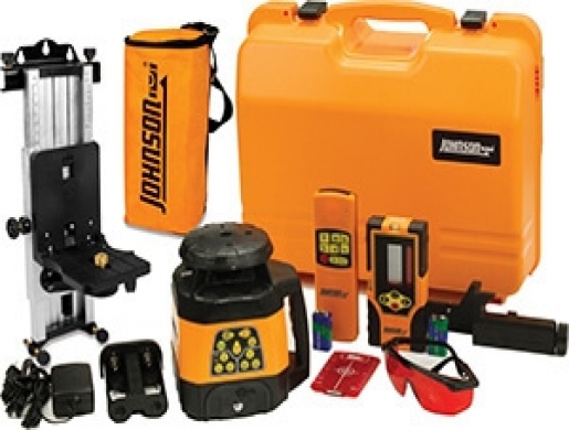 JOHNSON LEVEL ELECTRONIC SELF LEVELING HORIZONTAL & VERTICAL ROTARY LASER LEVEL KIT, Harper -  Liberia