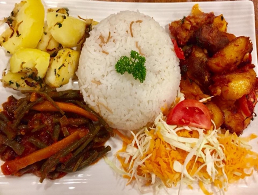 Lunch plate, Kigali -  Rwanda