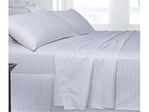 Satin Stripe Bed Sheet, Nairobi -  Kenya