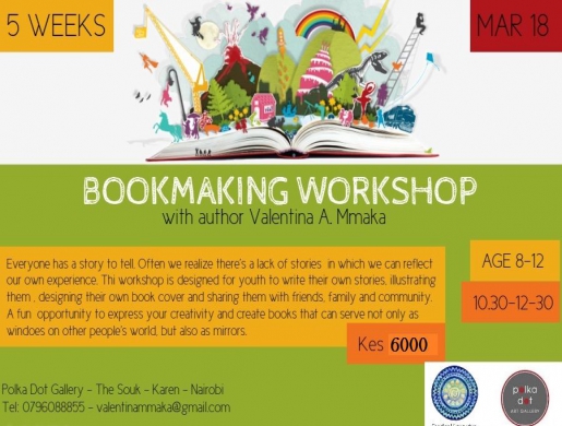 StoryTelling & BookMaking workshop, Nairobi -  Kenya