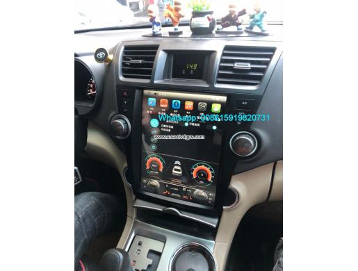 TOYOTA Highlander vertical Tesla Android radio GPS navigation, Nairobi -  Kenya