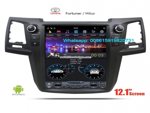 TOYOTA Hilux Fortuner vertical Tesla Android radio GPS navigation, Nairobi -  Kenya