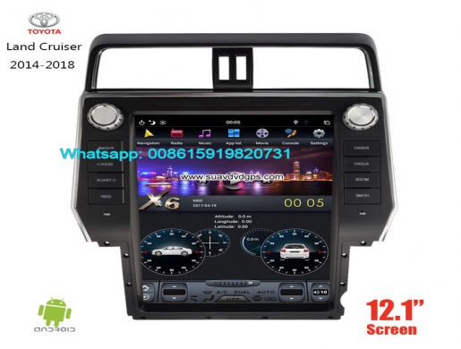 TOYOTA Land Cruiser 14-18 vertical Tesla Android radio GPS navigation, Nairobi -  Kenya