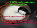 Procaine hcl/Procaine hydrochloride CAS 51-05-8 hot sale from Hebei Guanlang Whatsapp:+8619930503286