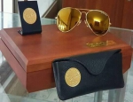 Ray ban gold used